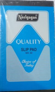 ////NEELGAGAN SLIP PAD PLAIN 22 NO. MRP RS 39 G3L2