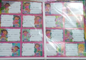 NAME SLIP DORA MRP RS 10 G2J4