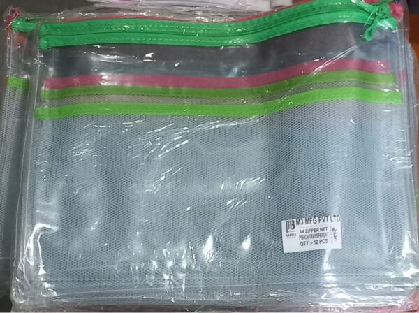 A4 ZIPPER BAG MRP RS 75 G3I4