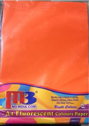 MULTI PURPOSE A4 FLOROSENT SHEETS PKT MRP RS 375 G2C3