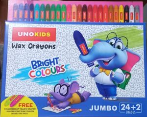 UNOMAX JUMBO WAX COLORS MRP RS 120 G2H3