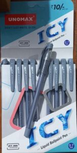 UNOMAX ICY BALL PEN BLACK MRP RS 10 G2G2