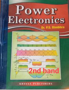 POWER ELECTRONICS P. S. BIMBHRA 2ND HAND RACK B5 MRP RS 500