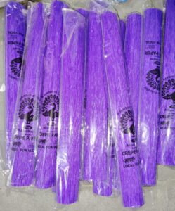 __VOILET CREPE PAPER ROLL MRP RS 75 (RACK D3)