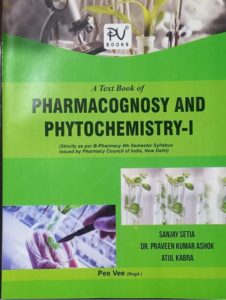 4TH SEM PEE VEE PHARMACOGNOSY AND PHYTOCHEMISTRY-1 MRP RS 425