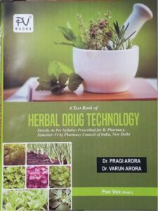 ////6TH SEM PEE VEE HERBAL DRUG TECHNOLOGY RS 325