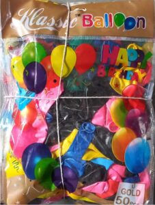 __////MIX BALLOON PKT 50 PCS MRP RS 100 (RACK A5)