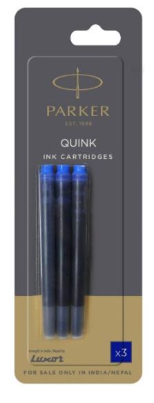PARKER QUINK CARTRIDGE MRP RS 100 (S3 )