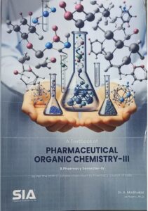 4TH SEM SIA PHARMACEUTICAL ORGANIC CHEMISTRY -3 MRP RS 189
