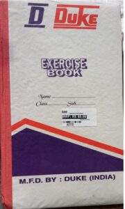 DUKE HARD BOUND REGISTER UNDERSIZE MRP RS 65.00