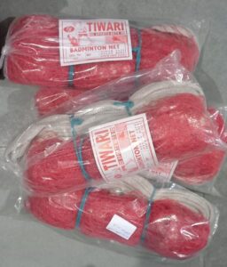__BADMINTON NET TIWARI MRP RS 350 RACK D8