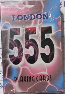 __PLAYING CARD LONDON 555 MRP RS 40.00 (RACK A5)