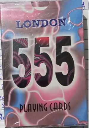__PLAYING CARD LONDON 555 MRP RS 40.00 (RACK A5)