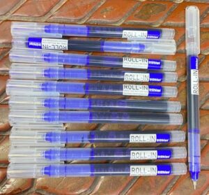 DHIYU ROLL IN PEN BLUE MRP RS 10 G2F3