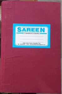 SAREEN CASH BOOK R/S CANVAS BINDING NO. 5 MRP RS 1100 (G3M3)