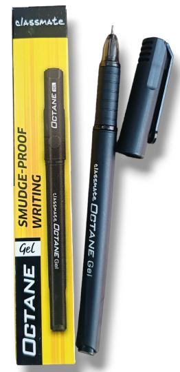 CLASSMATE OCTANE GEL BLACK MRP RS 10 G2F3