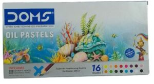 DOMS OIL PASTEL MRP RS 65 16 SHADES G2G4