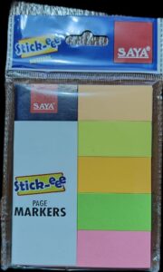 SAYA STICKY NOTES MRP RS 45 G2L2
