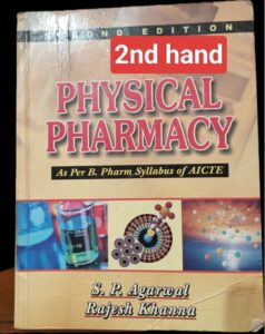 PHYSICAL PHARMACY 2ND HAND MRP RS 450