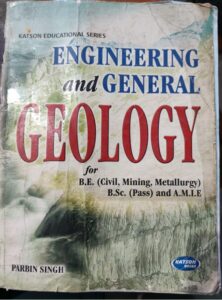 GEOLOGY PARBIN SINGH 2ND HAND MRP RS 446 (RACK A3)