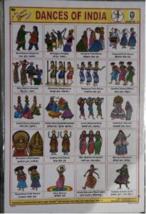 STICKER CHART DANCES OF INDIA (NO 19) MRP RS 10