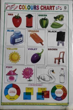 STICKER CHART COLORS (NO 16) MRP RS 10