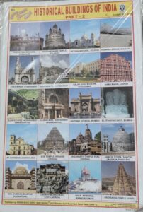STICKER CHART HISTORICAL BUILDINGS PART 2 (NO 44B )MRP RS 10