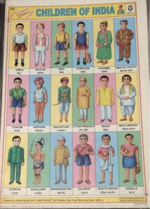 STICKER CHART (NO. 14) CHILDERN OF INDIA MRP RS 10