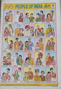 STICKER CHART (PEOPLE OF INDIA )NO. 75 MRP RS 10