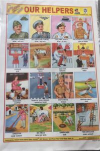 STICKER CHART OUR HELPERS (NO 70) MRP RS 10