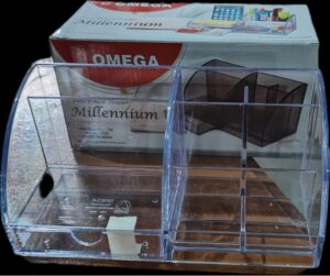////OMEGA MILLENNIUM CLEAR PEN STAND MRP RS 330 G2J3