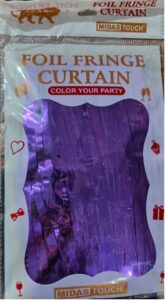 __FOIL FRINGE CURTAIN PURPLE MRP RS 75 (RACK C4)
