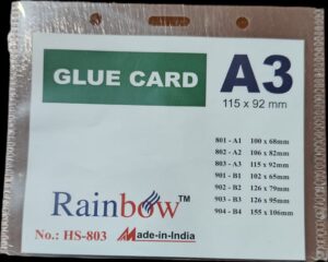 A3 I CARD PLASTIC COVER MRP RS 6 G2J3