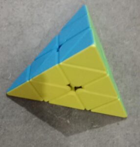 CUBE TRIANGLE SHAPE MRP RS 225 (BOX NO. 10)