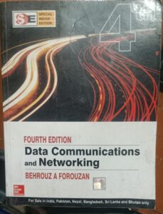 DATA COMMUNICATIONS AND NETWORKING BEHROUZ A FOROUZAN RACK C4 2ND HAND MRP 725