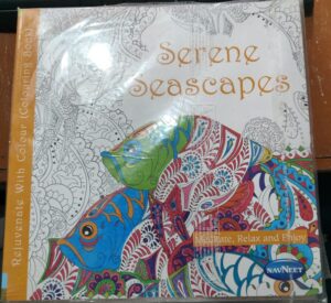 __NAVNEET MANDELA ART COLORING BOOK SERENE SEASCAPES MRP RS 250 (BOX NO.10)