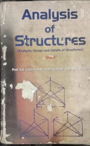 ANALYSIS OF STRUCTURE PROF.V.N VAZIRANI DR M.M RATWANI DR S.K DUGGAL 2ND HAND RACK A4 MRP 449