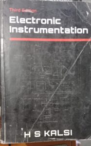 ELECTRONIC INSTRUMENTATION H S KALSI 2ND HAND BOOK RACK B5 MRP 535