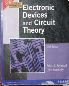 ELECTRONIC DEVICES AND CIRCUIT THEORY ROBERT L.BOYLESTAD MRP RS 900 RACK B2