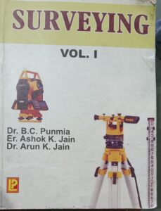 SURVEYING VOL.1 DR B C PUNMIA A4 2ND HAND BOOK MRP 495
