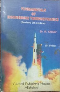 FUNDAMENTALS OF ENGINEERING THERMODYNAMICS DR R.YADAV MRP 250RACK B3