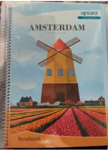 APSARA SPIRAL NOTEBOOK RULLED MRP RS 100