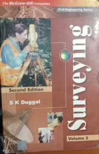 SURVEYING VOL-2 SK DUGGAL 2ND EDITION 2ND HAND BOOK RACK A4 MRP 550
