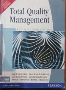 TOTAL QUALITY MANAGEMENT REVISED 3RD EDITION NEW BOOK RACK C5 MRP 649