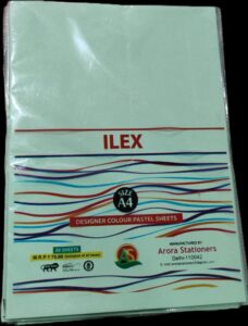 A4 PASTEL SHEET PKT SEA GREEN MRP75 (SR 120)