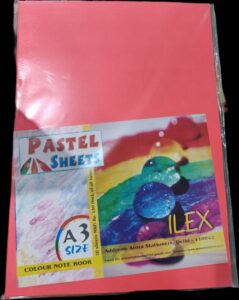 PASTEL SHEET A3 PKT PINK MRP RS 150 (SR200)
