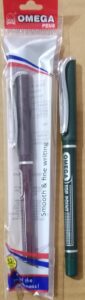 OMEGA TOP POINT DLX BALL PEN BLUE MRP 10 RACK G2G2