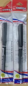 OMEGA TOP POINT DLX BALL PEN BLACK MRP 10 RACK G2G2