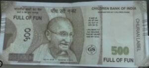 __FAKE CURRENCY NOTE 500 MRP RS 2 (BOX NO. 14)
