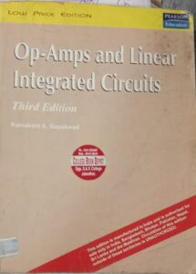 OP-AMPS AND LINEAR INTEGRATED CIRCUITS 3RD EDITION RAMAKANT A.GAYAKWAD 2ND HAND BOOK RACK C6 RS 579